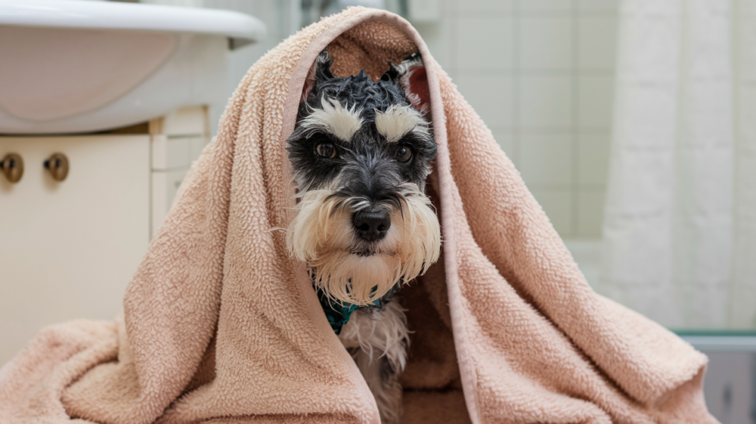 Image showcasing 🛁 Weekly Schedule to Keep Your Mini Schnauzer Sparkling Clean
